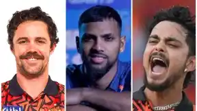 Travis Head, Nicholas Pooran, and Ishan Kishan 